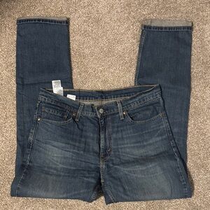 Levi's Dark Blue Straight Jeans